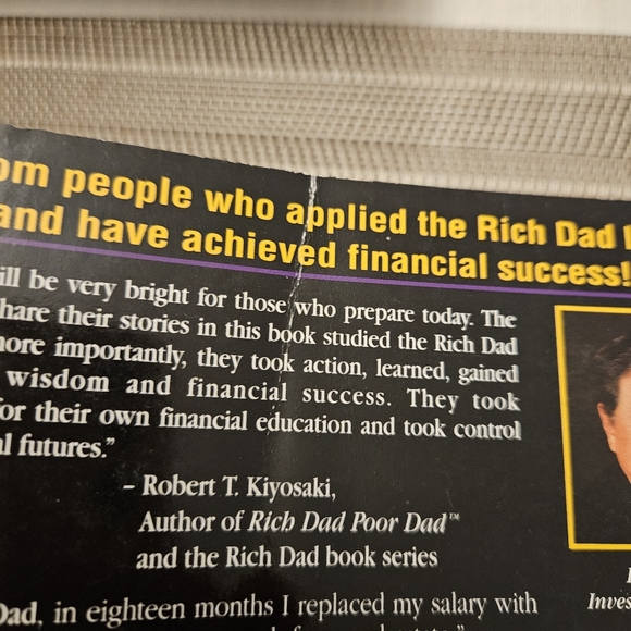 Rich Dad's Success Stories Robert Kiyosaki soft cover book 2003 - Picture 8 of 9